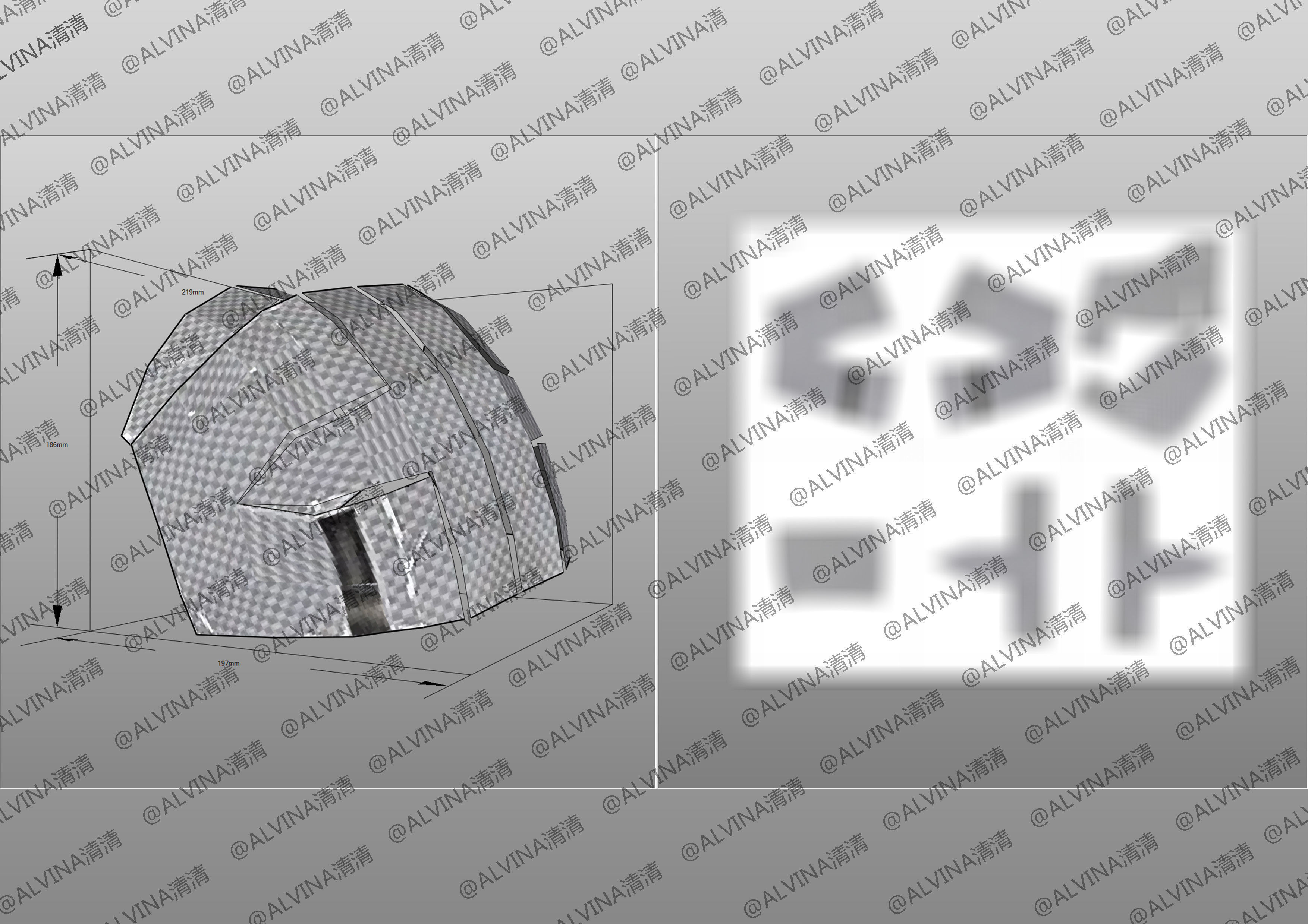 Mass Effect 2 Shepard N7 Armor - DIY Cosplay Pepakura Foam Low-poly 3D model_15