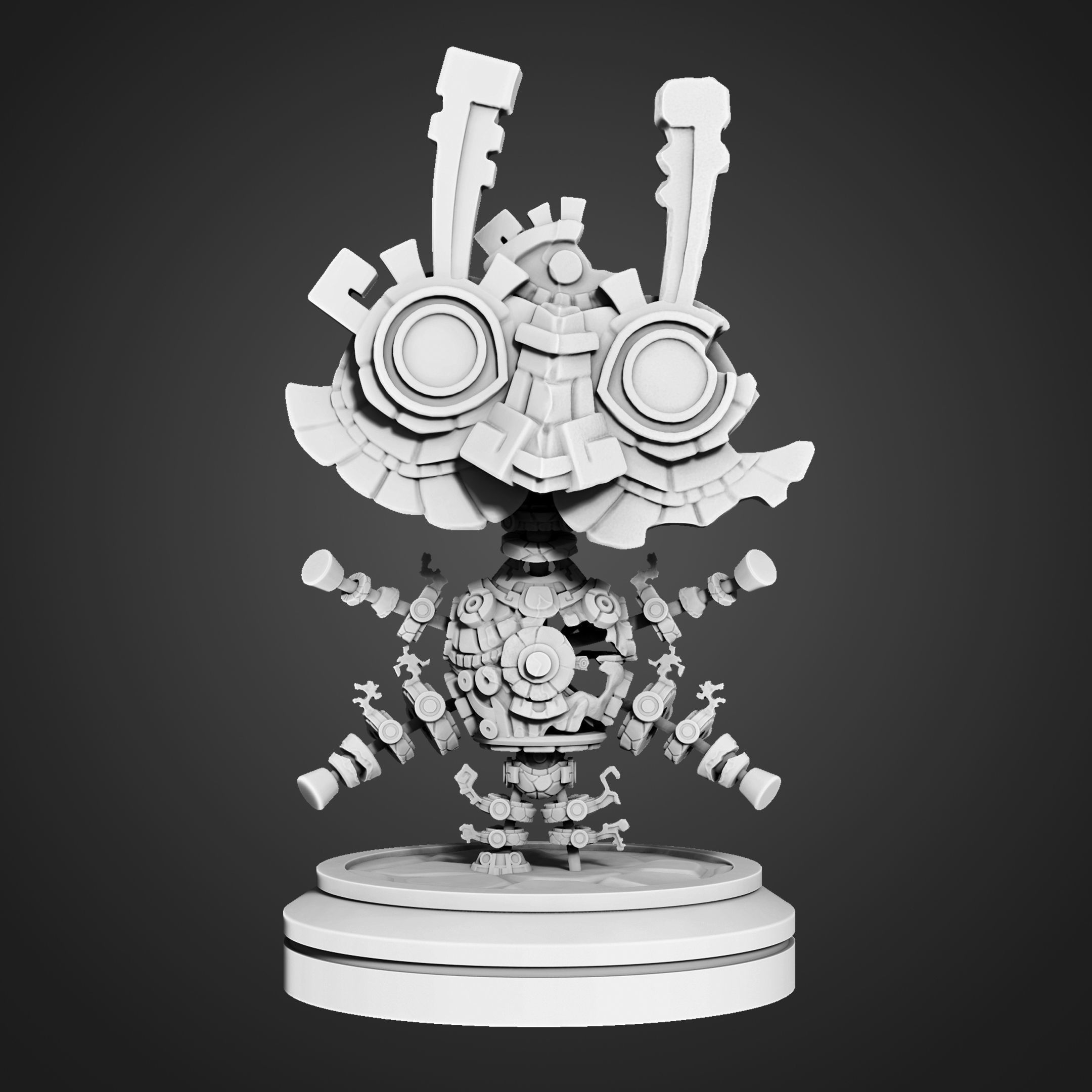 Chibi Seized Construct 3D print model_2