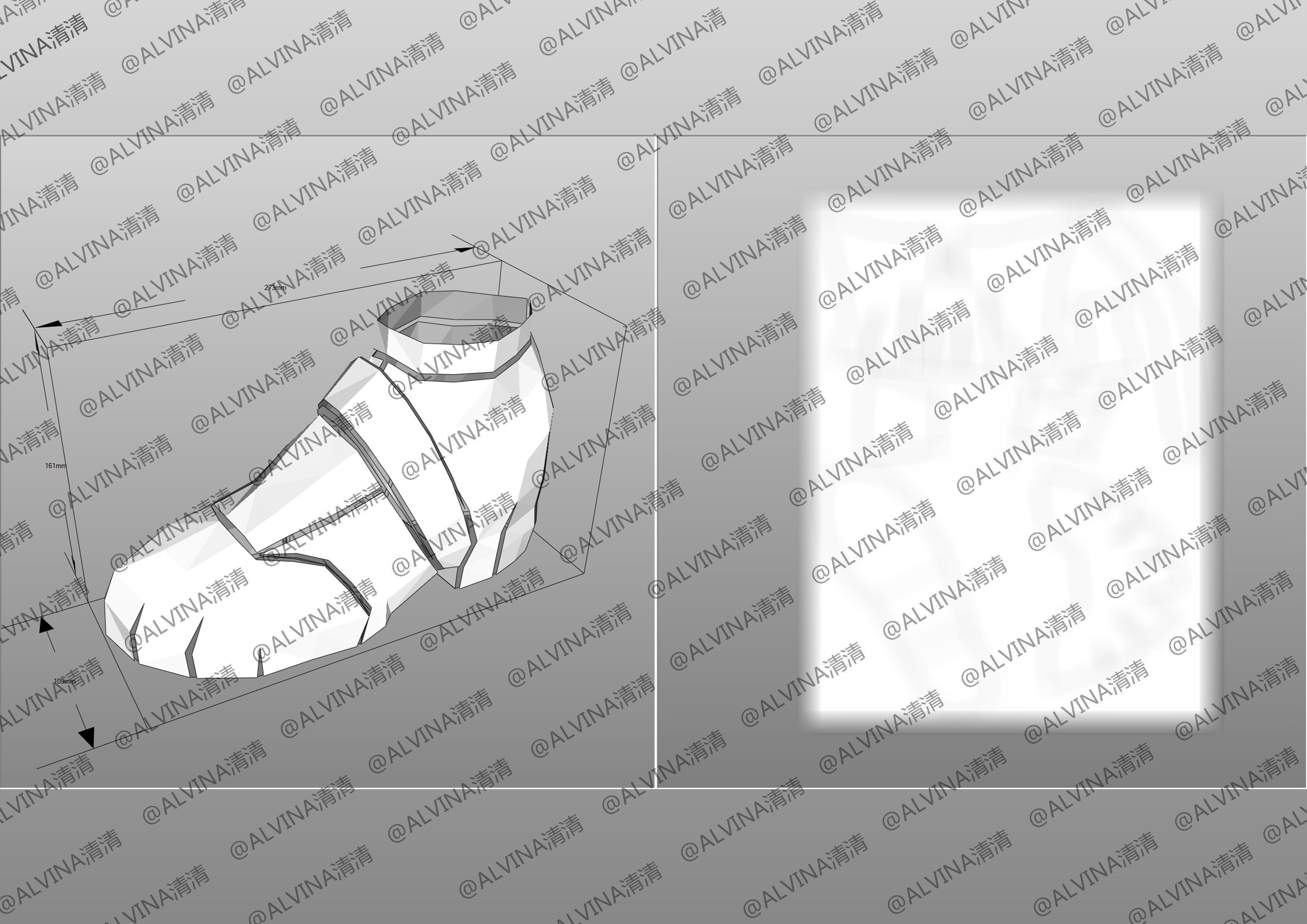 3D model Mass Effect 3 N7 Femshep Armor - DIY Cosplay Pepakura