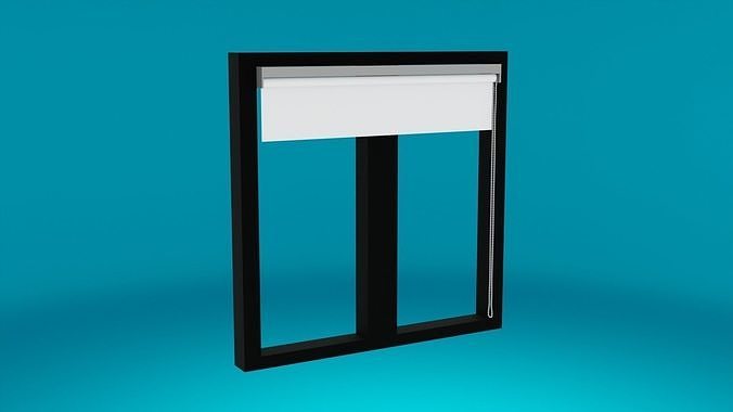 Roller Blinds Free 3D model