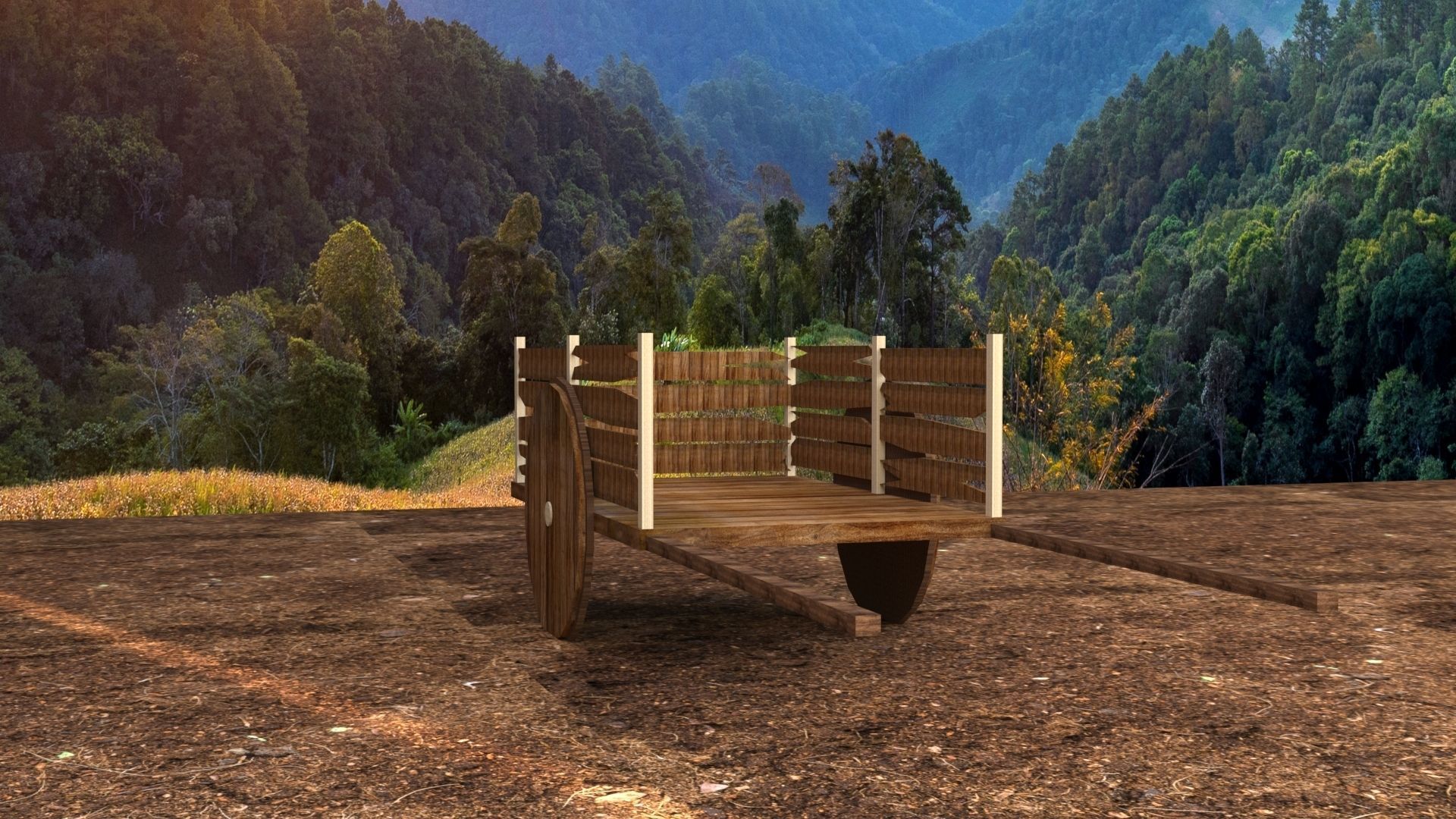 3D Medieval Collection 01- 10 Object model Low-poly 3D model_8