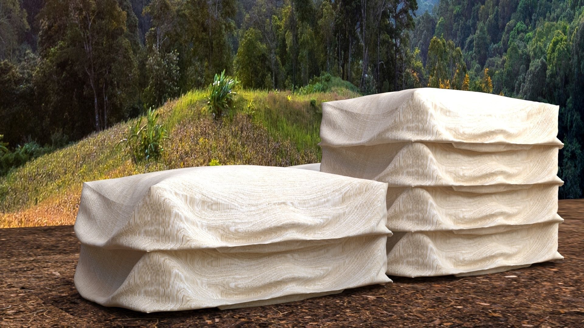 3D Medieval Collection 01- 10 Object model Low-poly 3D model_2