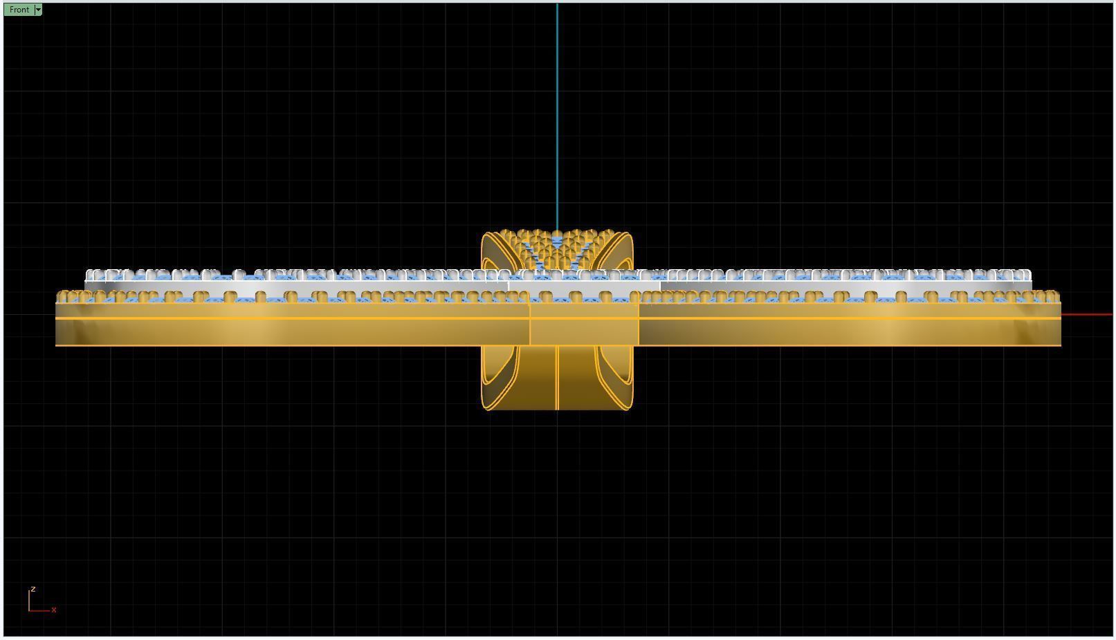 Pendant Hip-Hop A with bail and cuttered already print 3D print model_5