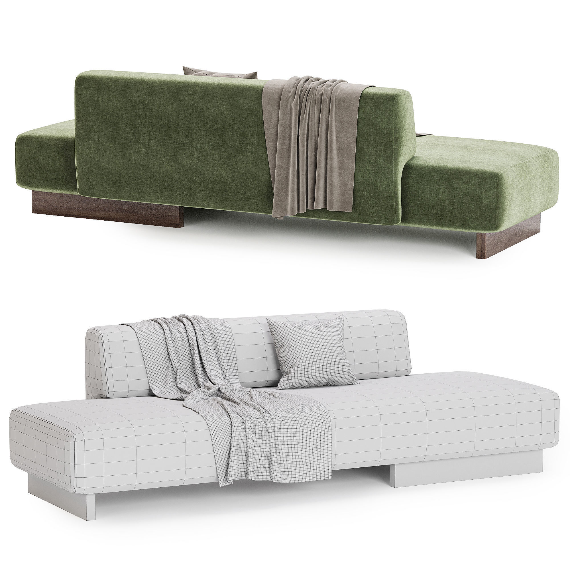 LOVELAND sofa By Moroso 3D model_3