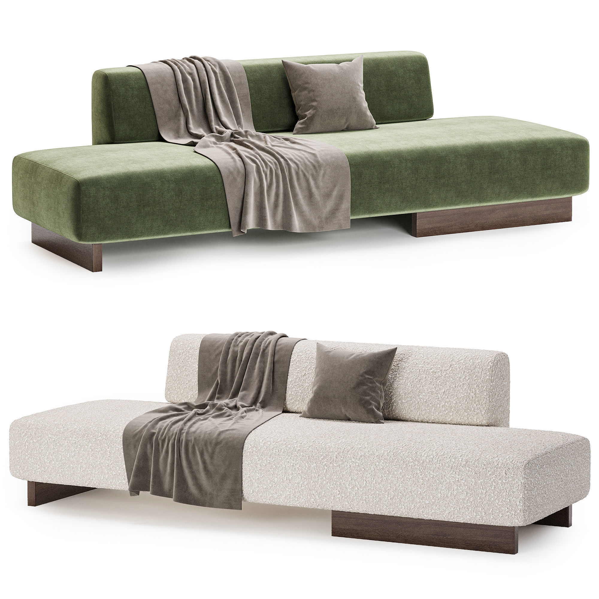 LOVELAND sofa By Moroso 3D model_2