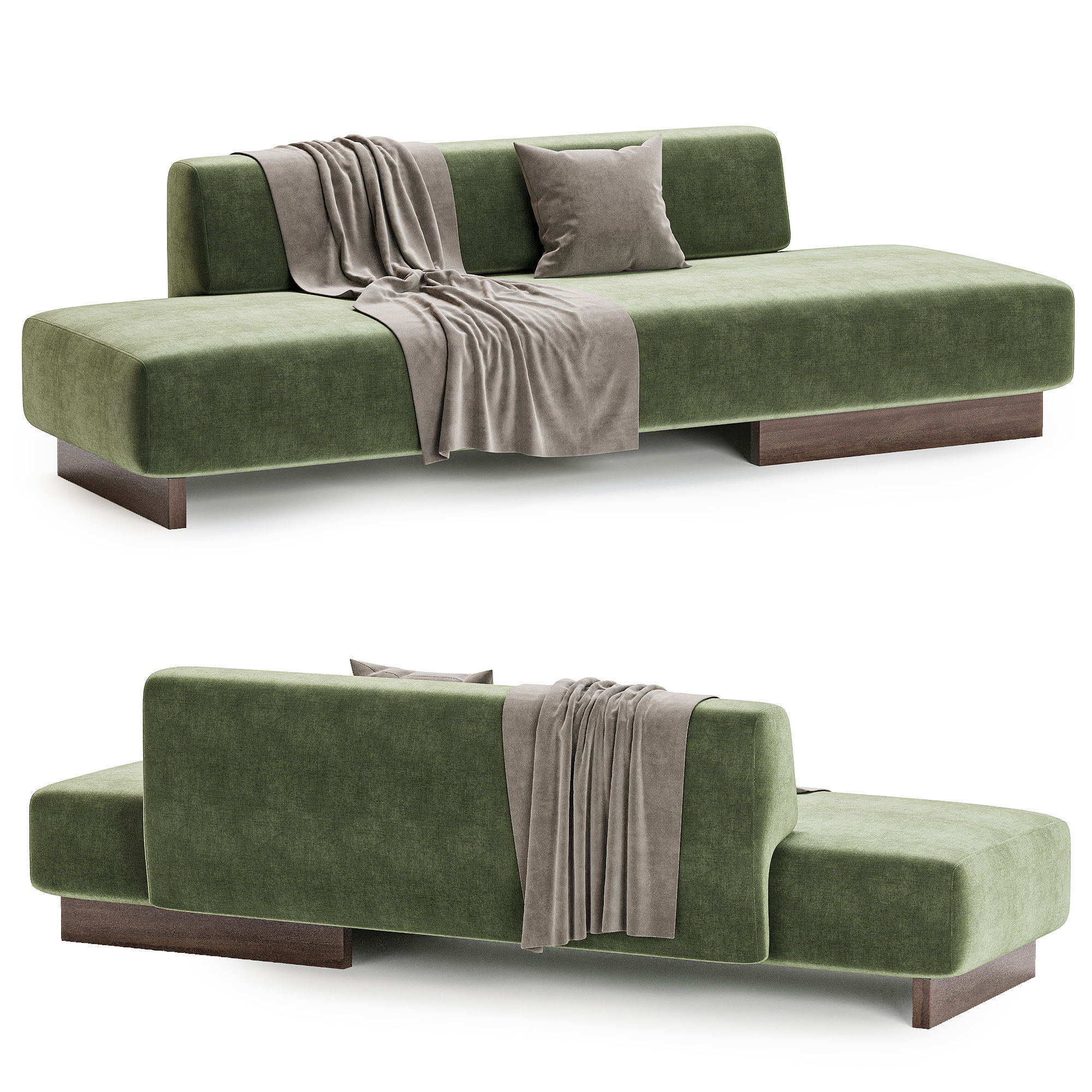 LOVELAND sofa By Moroso 3D model_1