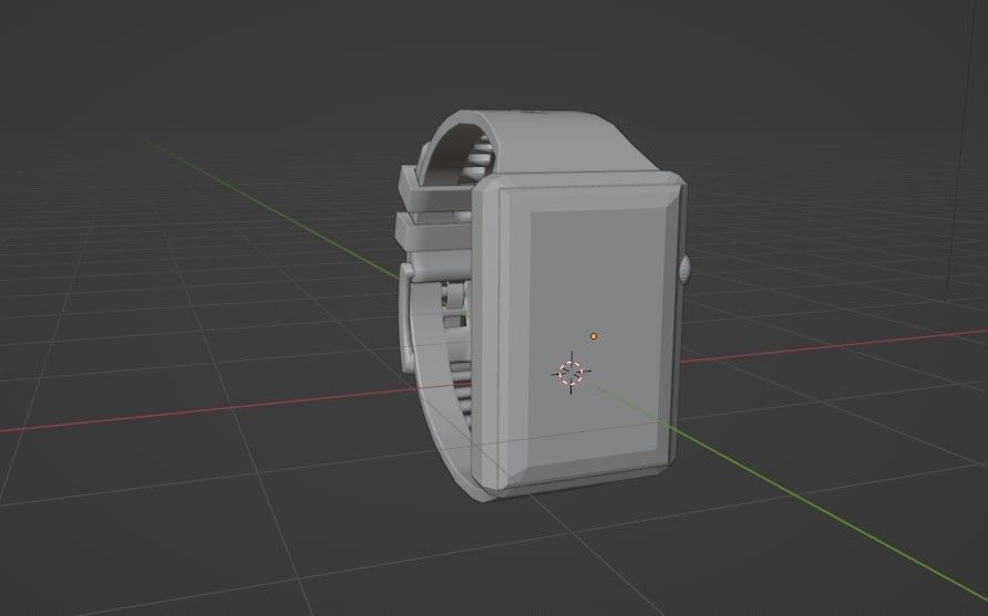 Garmin Apple  Sport Smart Pink Gold running-Watch band 3D model Low-poly 3D model_9