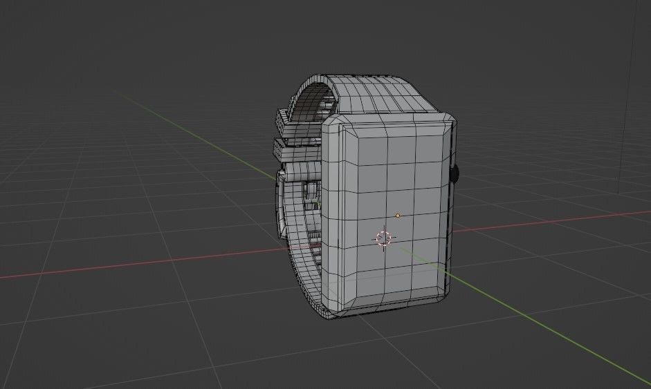 Garmin Apple  Sport Smart Pink Gold running-Watch band 3D model Low-poly 3D model_10