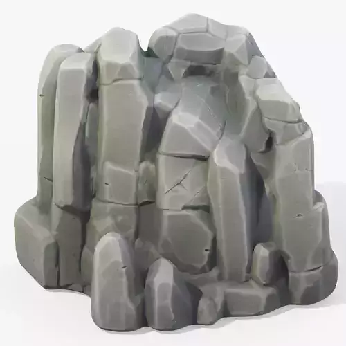 Stylized Rock Stone Cliff