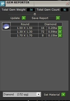 BZero1 Gold Ring with diamonds on the edges 3D print model_8