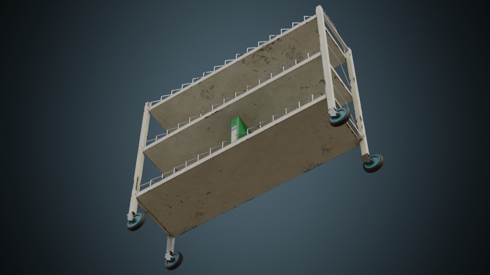 Chart Rack 1B Low-poly 3D model_7