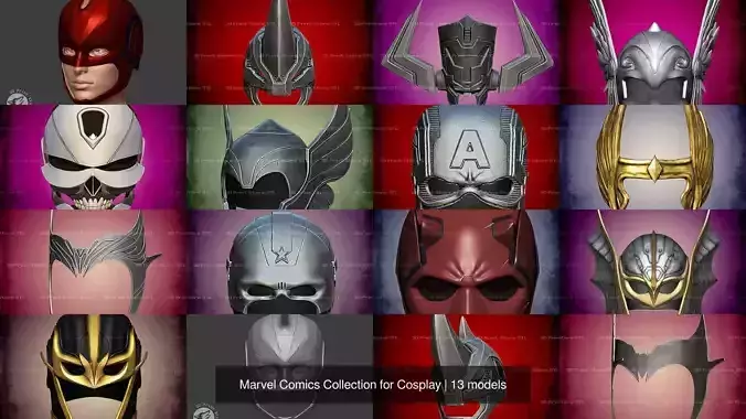 Marvel Comics Collection for Cosplay