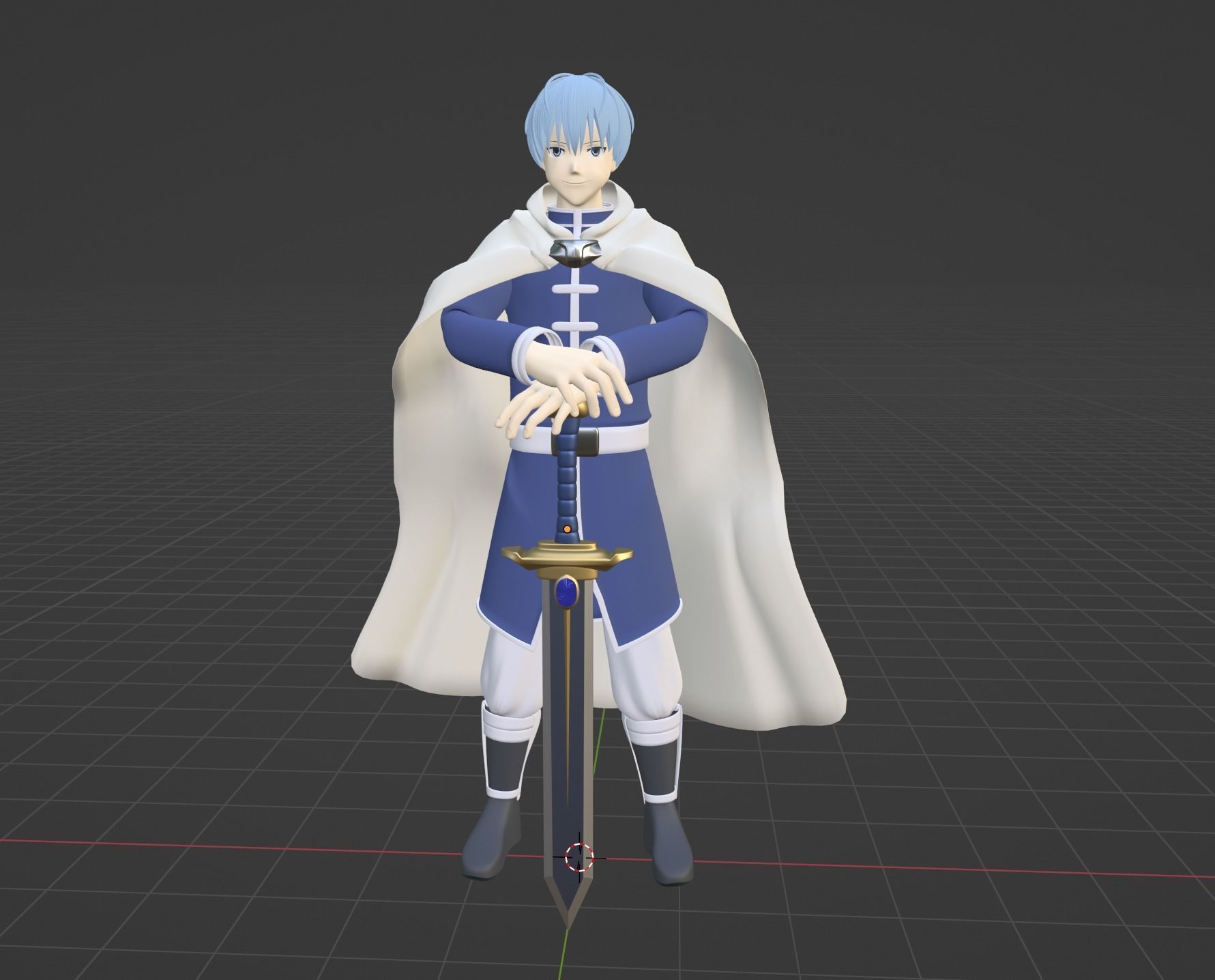 Himmel - Frieren Beyond Journey End 3D model_3