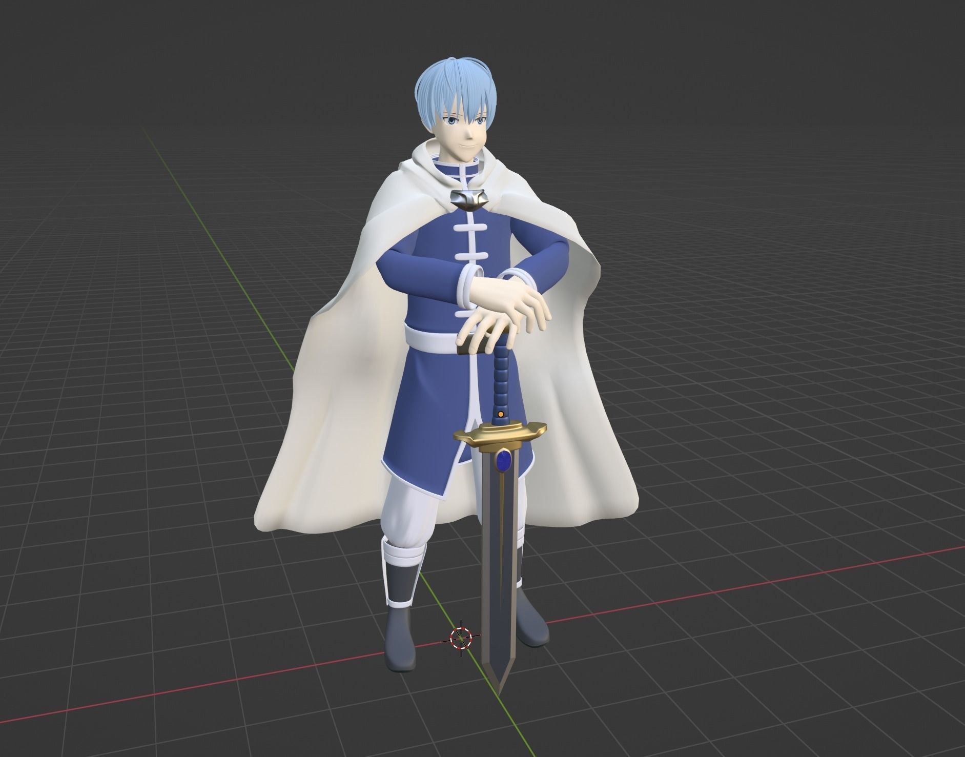 Himmel - Frieren Beyond Journey End 3D model_6