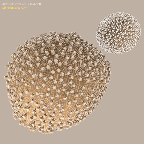 Lymphocytic choriomeningitis 3D model_3