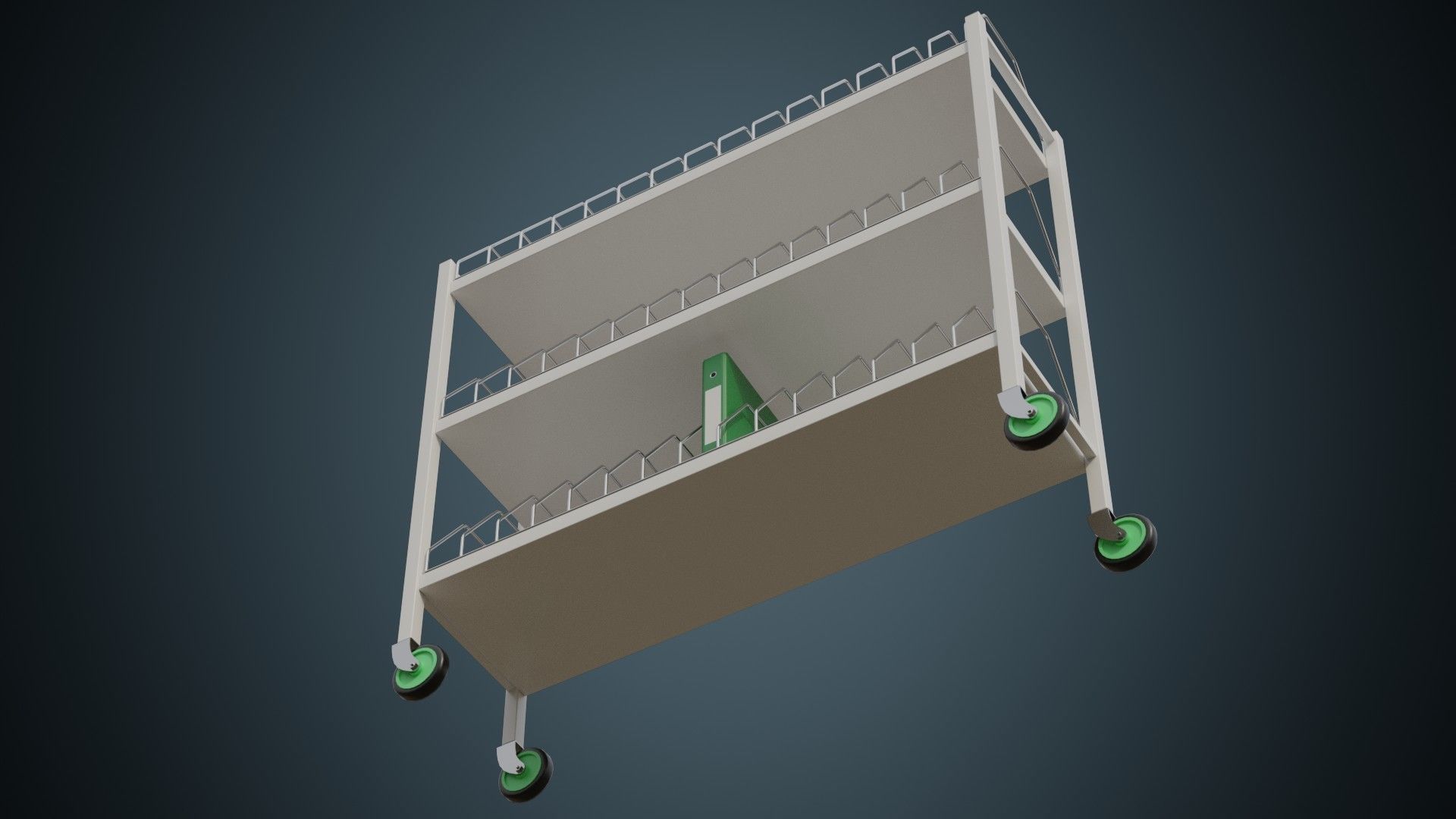 3D model Chart Rack 1 Basic VR / AR / lowpoly CGTrader