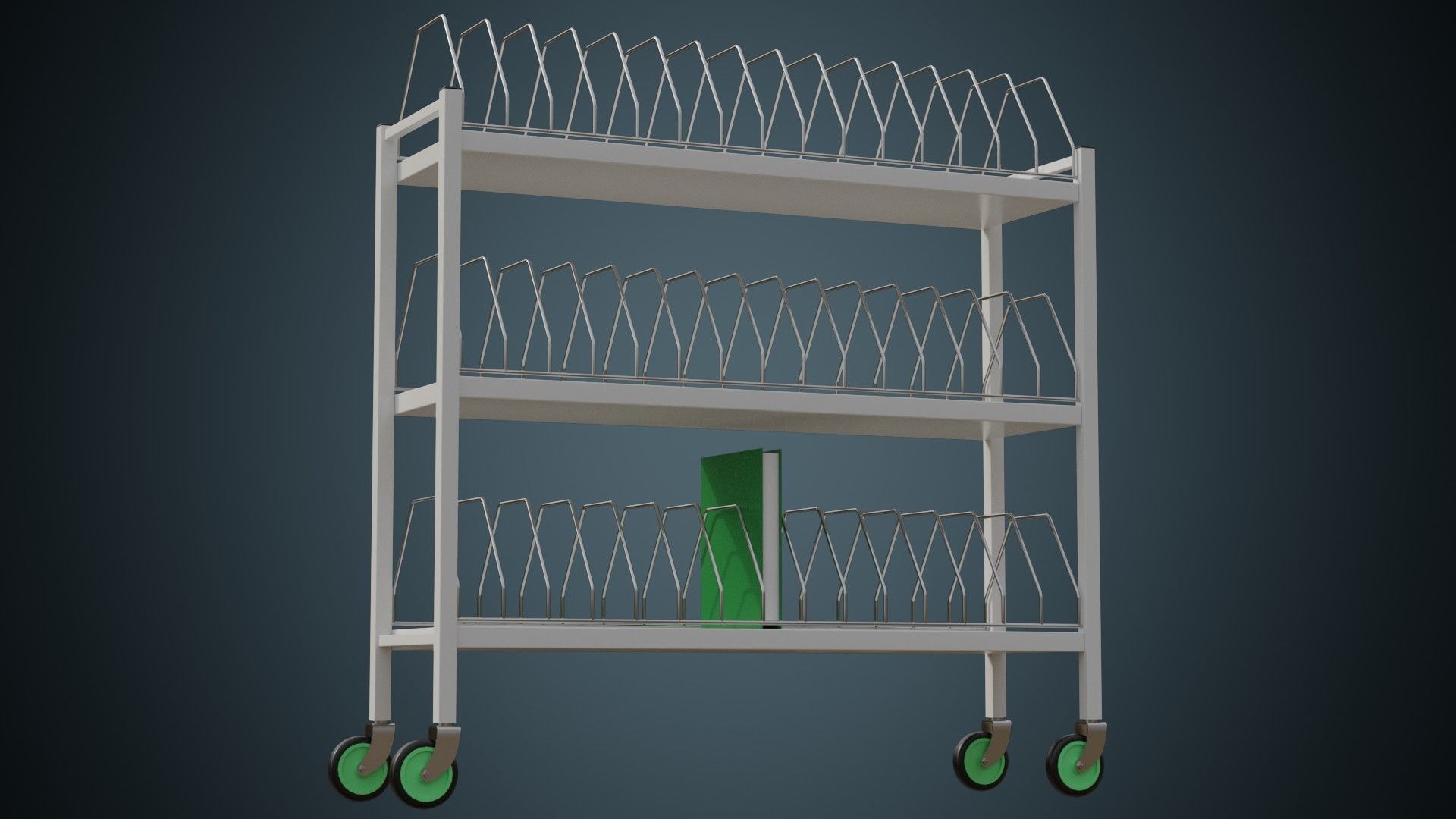 3D model Chart Rack 1 Basic VR / AR / lowpoly CGTrader