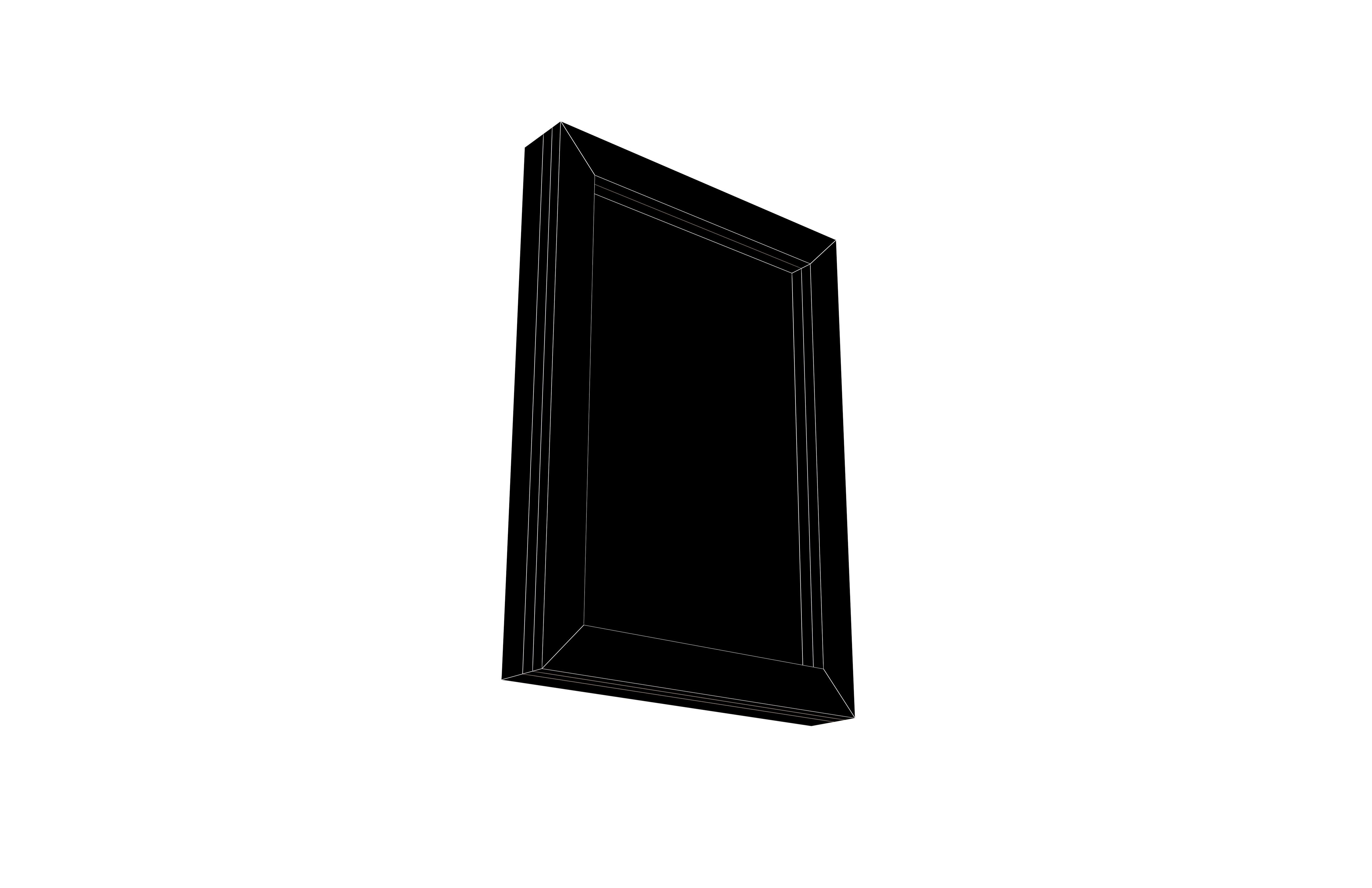 Wall Photo Frame v1 001 Low-poly 3D model_7