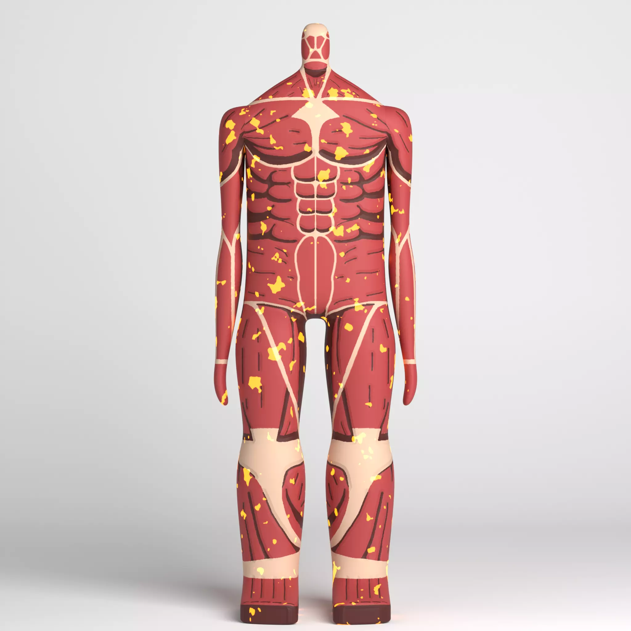 Colossal Titan lowpolygon by PUNLEN Free 3D model