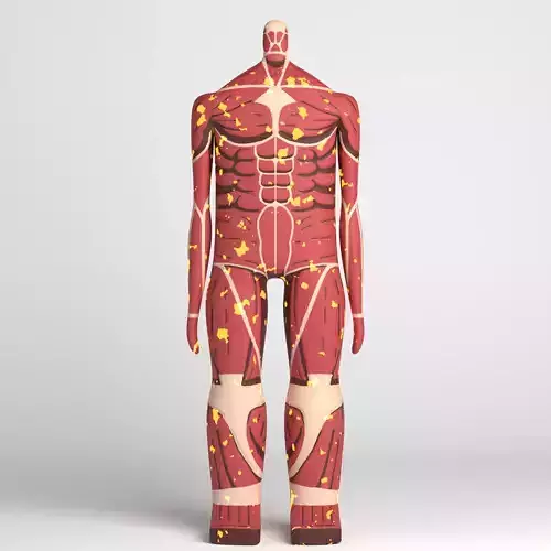 Colossal Titan lowpolygon by PUNLEN Free 3D model