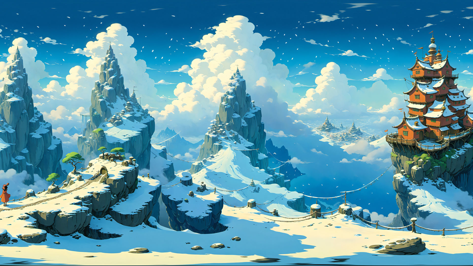 HDRI Cartoon Panoramas Low-poly 3D model_14