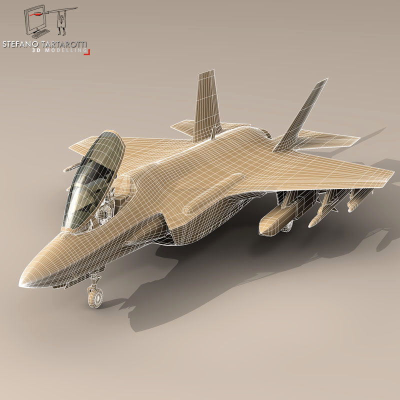 F35A - Royal Norwegian air force 3D model_2