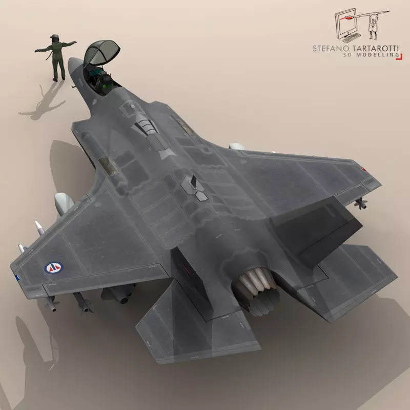 F35A - Royal Norwegian air force 3D model_0