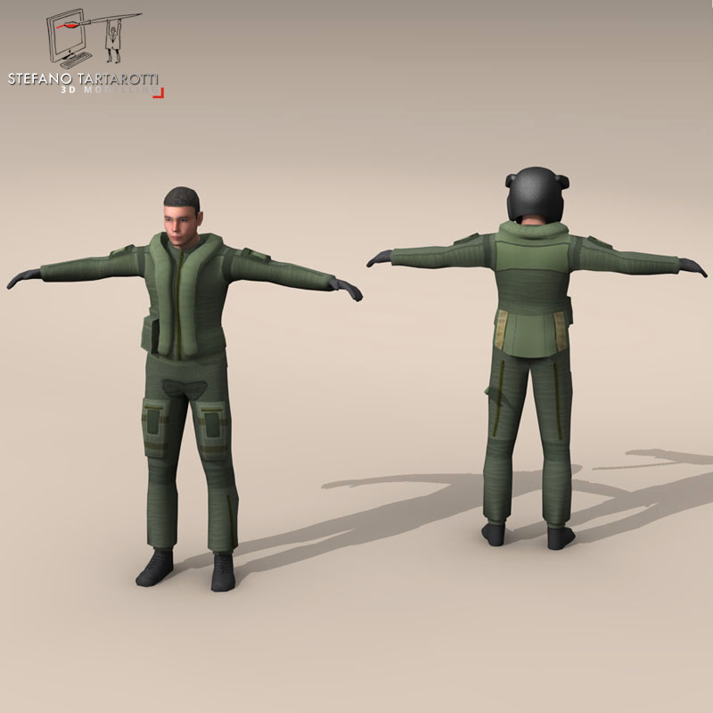 F35A - Royal Norwegian air force 3D model_4