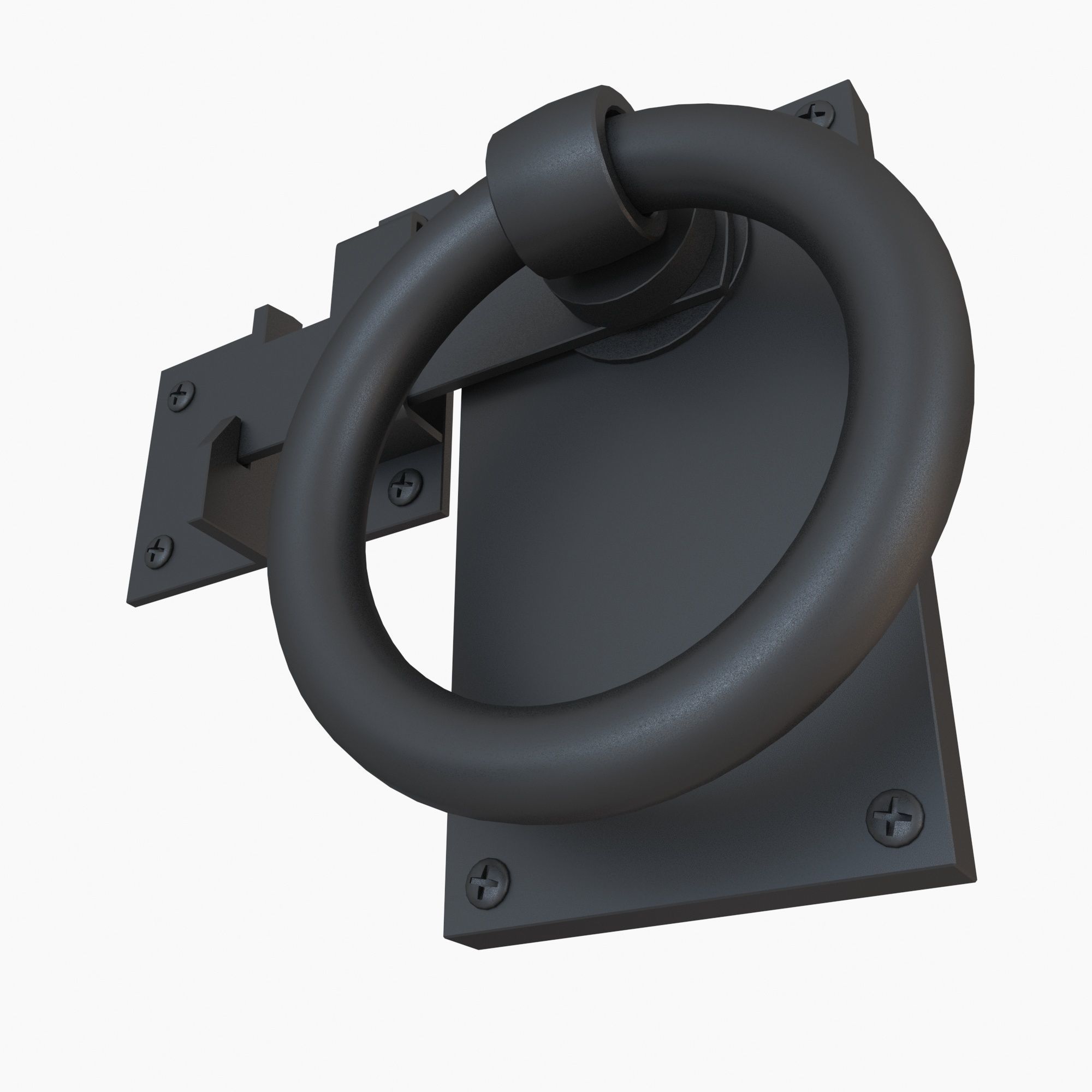 Gate Ring Latche 3D model_5