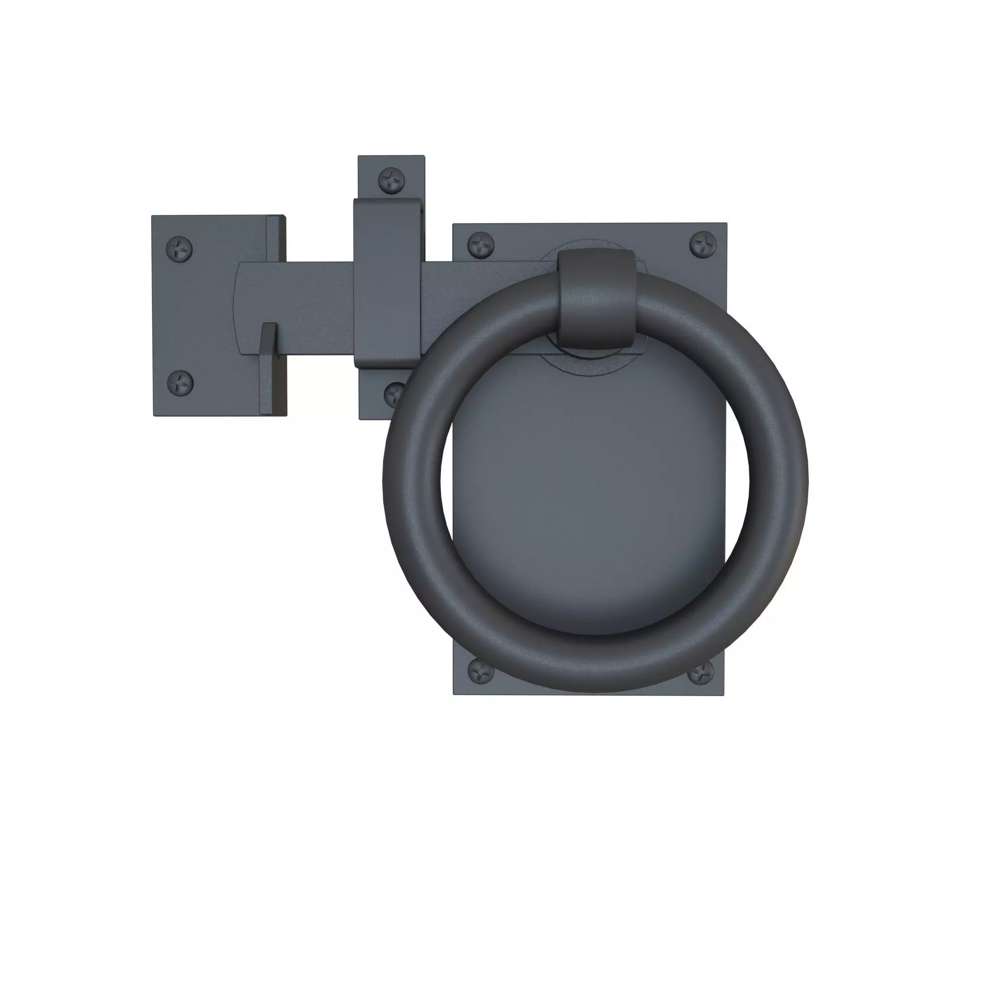 Gate Ring Latche 3D model_0