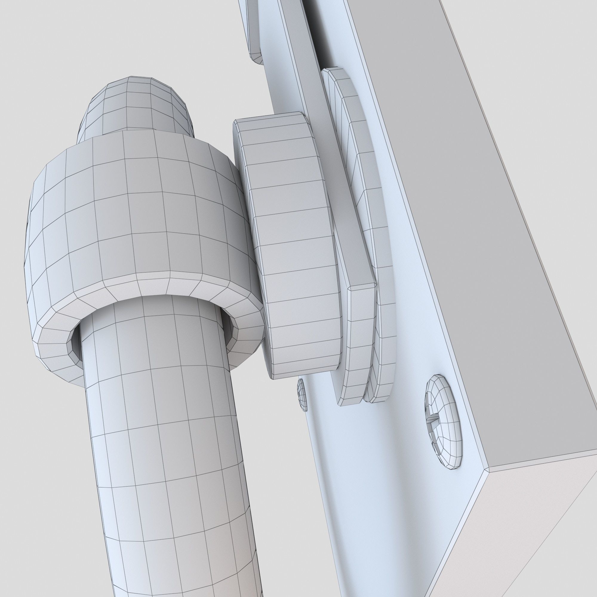 Gate Ring Latche 3D model_9