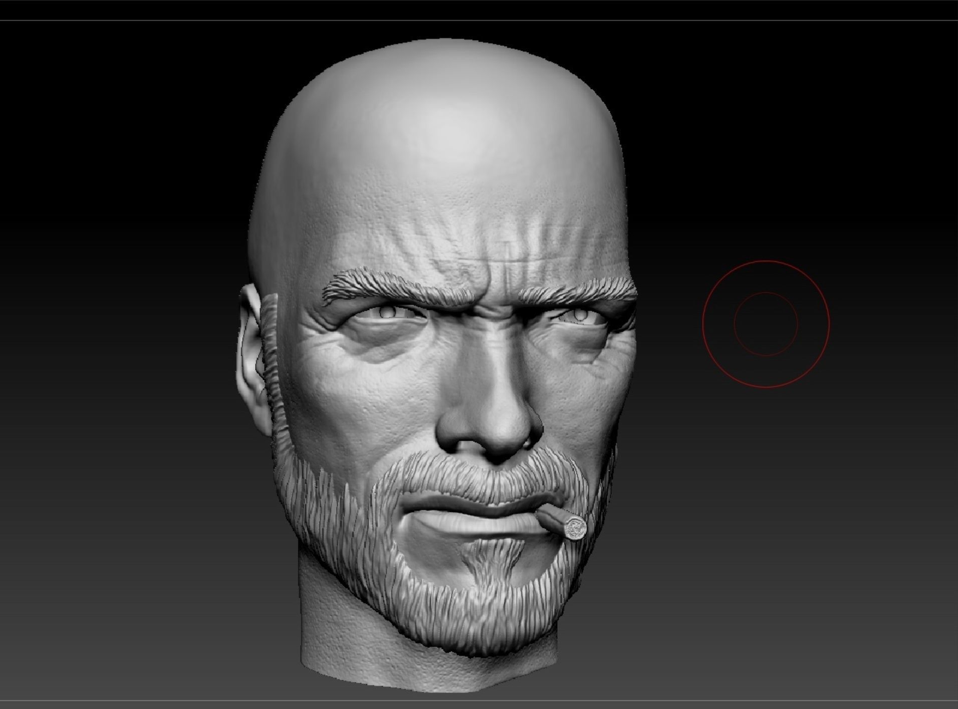 Clint Eastwood 3D print model_1