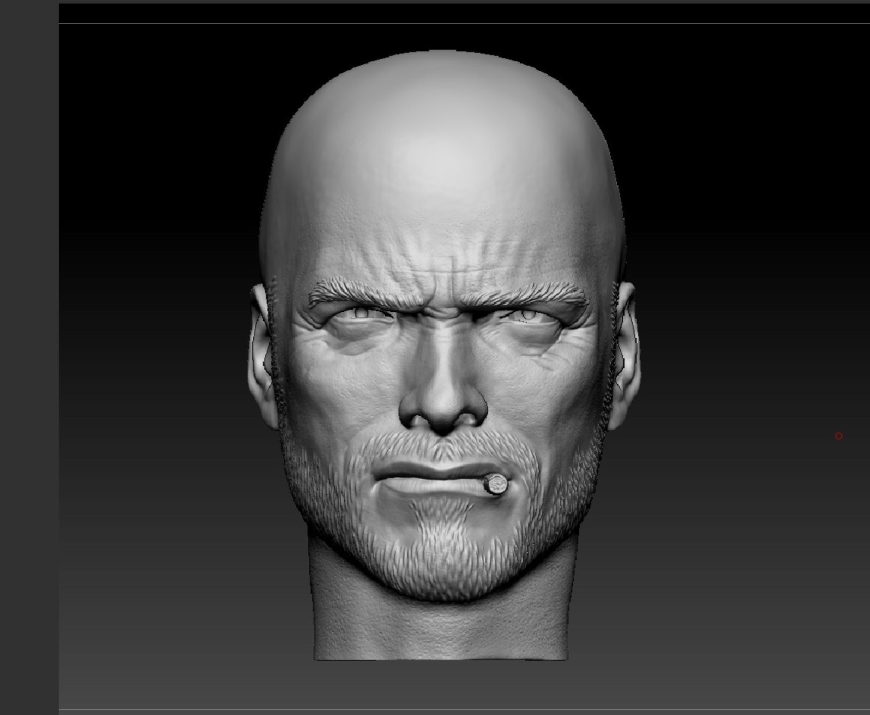 Clint Eastwood 3D print model_3