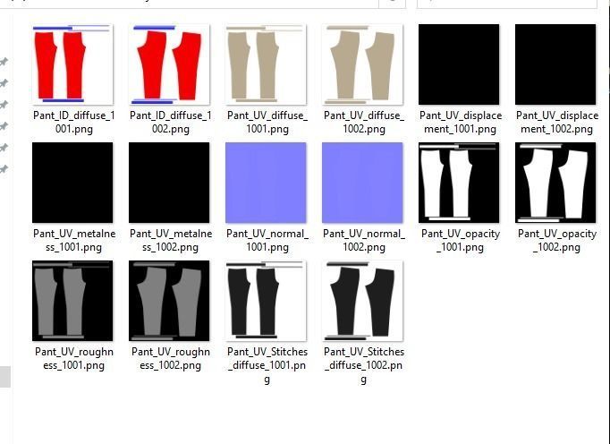 Track Pant 3d Model 3D model_3