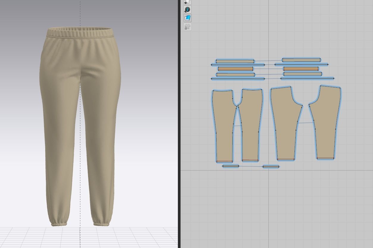 Track Pant 3d Model 3D model_2