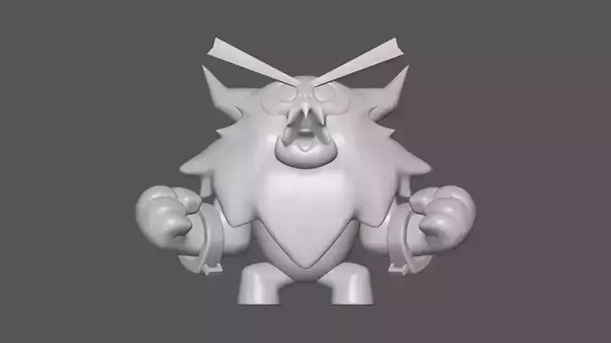 Nue character 3D print model