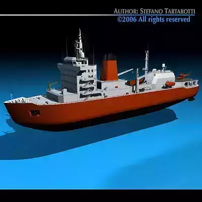 Icebreaker ship 3D model