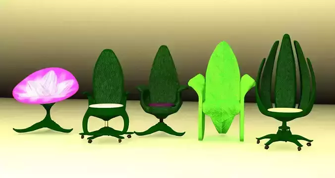 Stylized Chair Set
