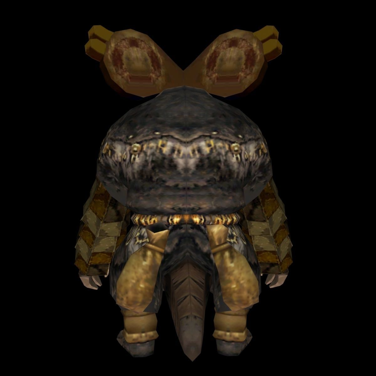 fantasy monster Creature a1 Low-poly 3D model_3