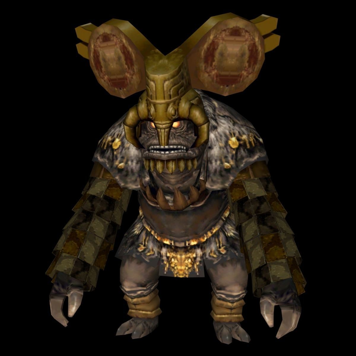 fantasy monster Creature a1 Low-poly 3D model_1