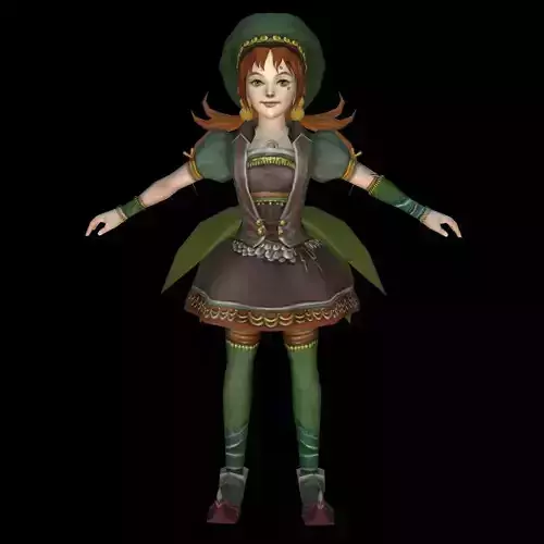 fantasy cute fairy girl