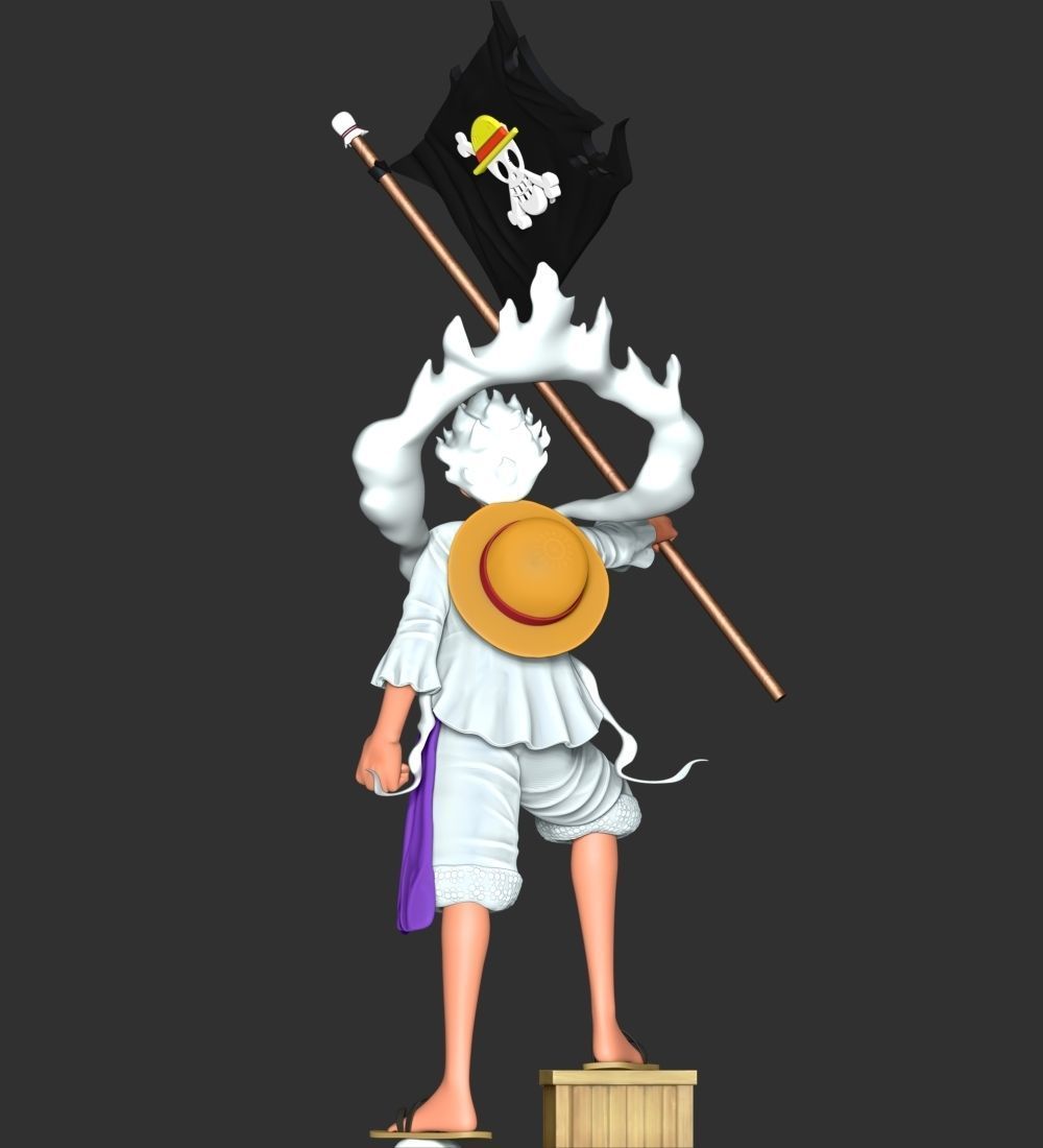 One Piece - Luffy Gear 5 3D print model_9