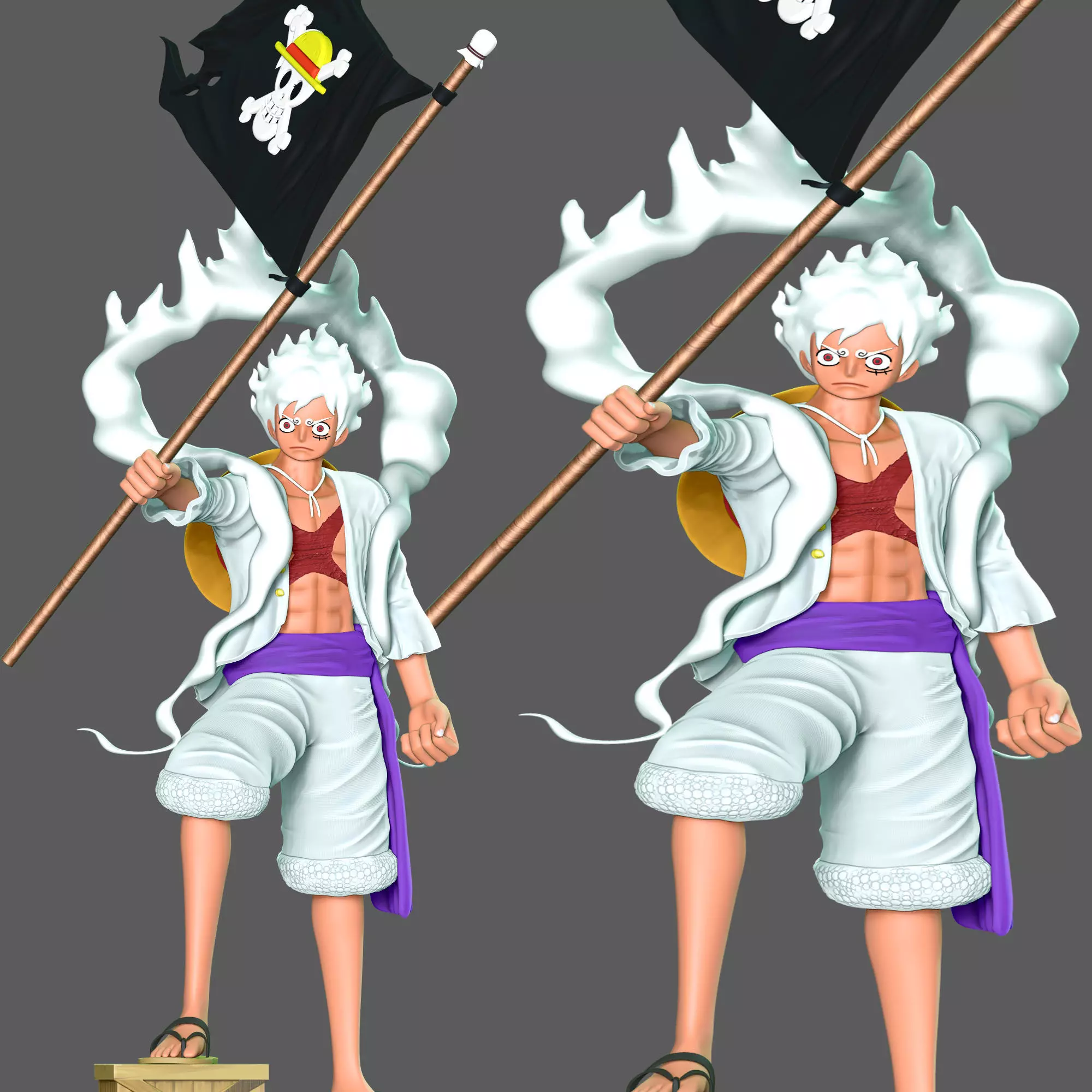 One Piece - Luffy Gear 5 3D print model_0