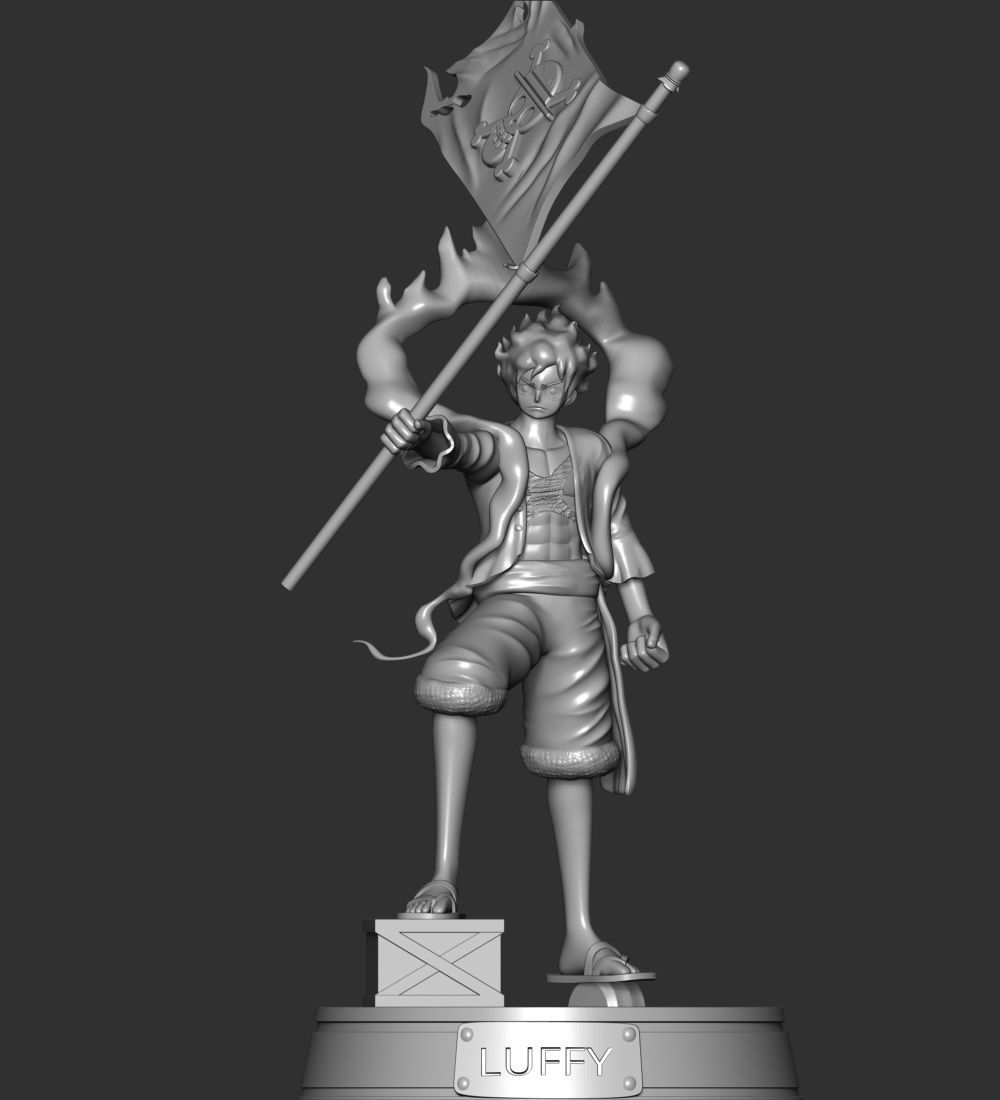 One Piece - Luffy Gear 5 3D print model_10