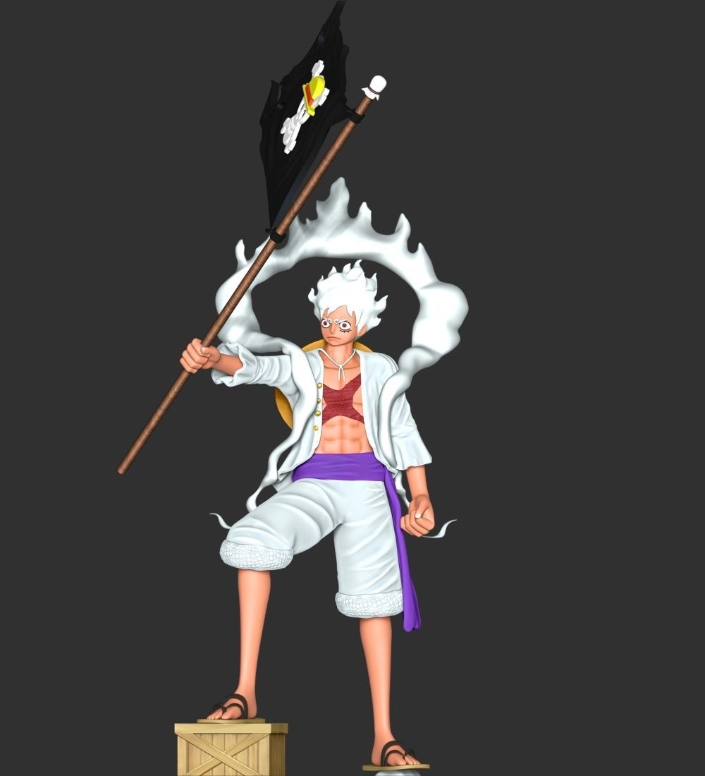 One Piece - Luffy Gear 5 3D print model_5