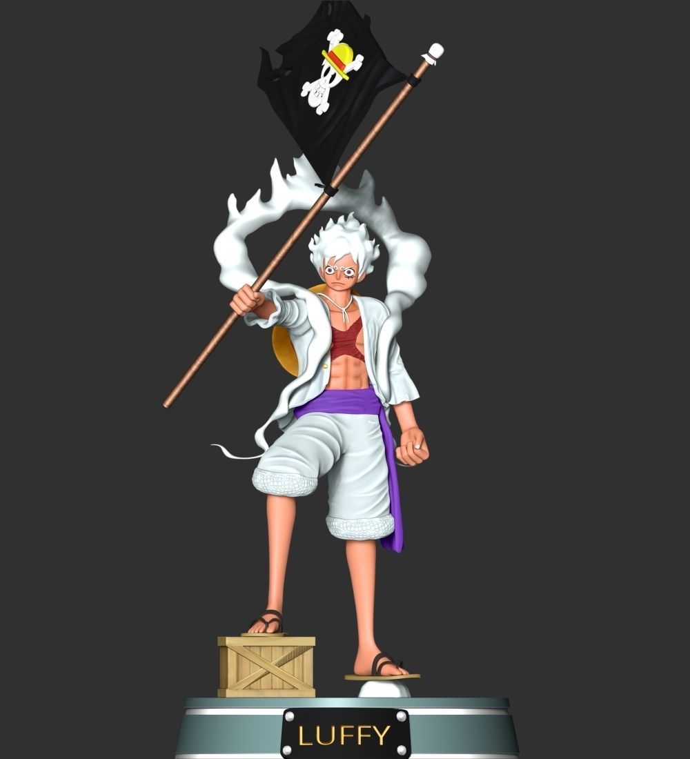 One Piece - Luffy Gear 5 3D print model_1
