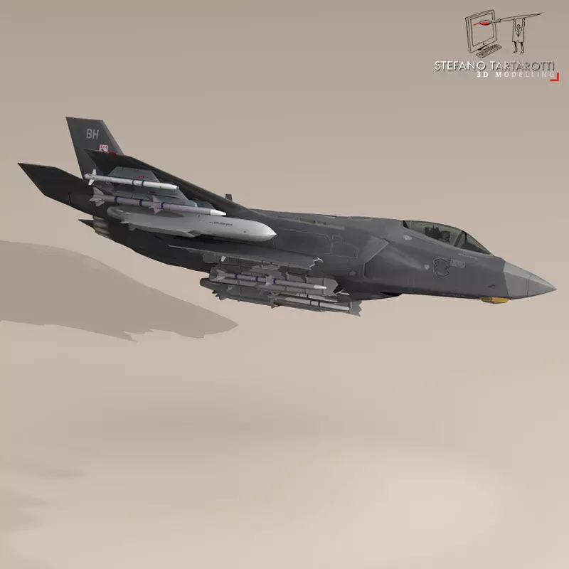 F35A - Royal Air Force 3D model