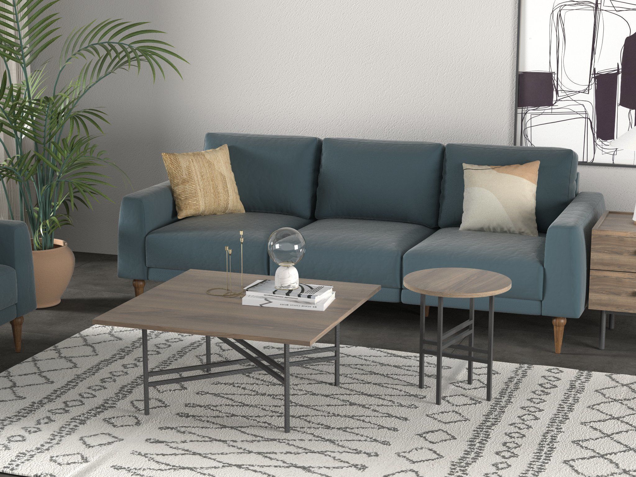 Berlin Coffee Table Free low-poly 3D model_1