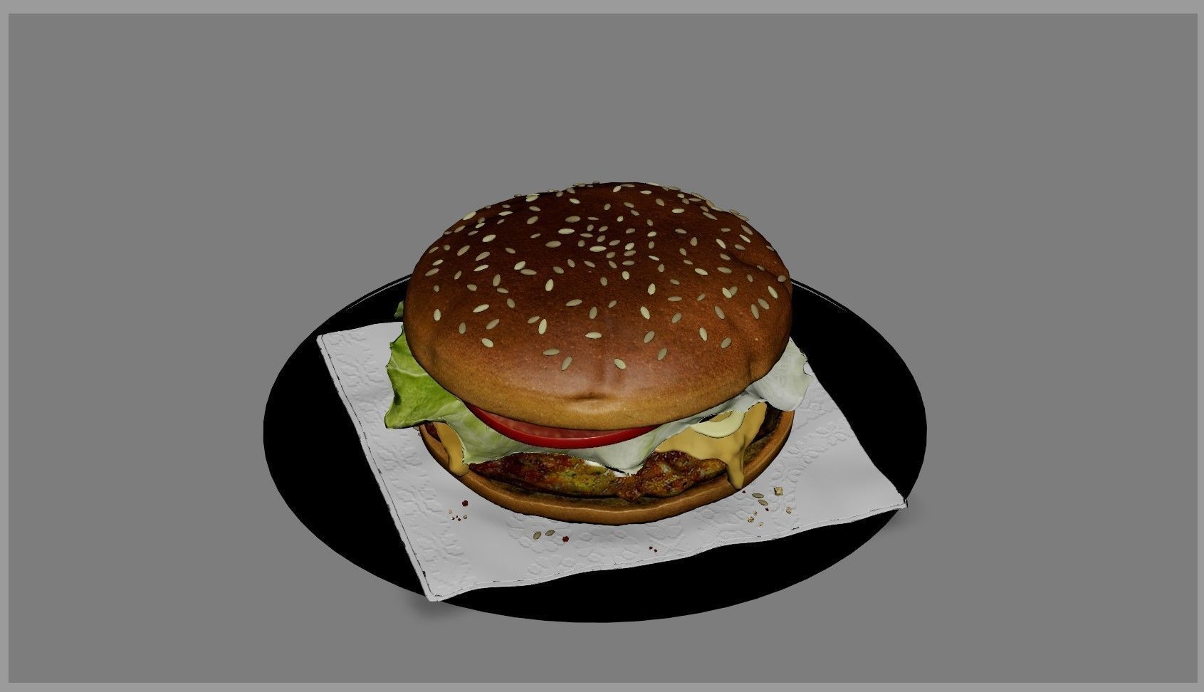 Hamburger classic 3 3D model_28