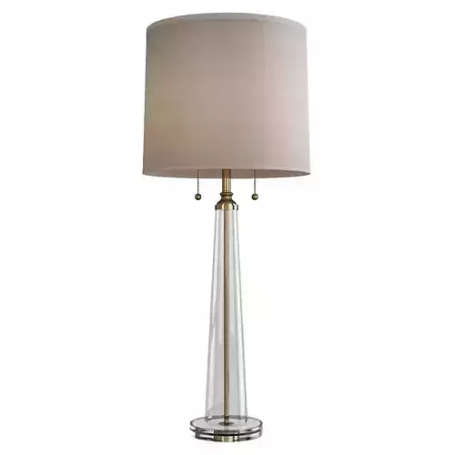 Chelsea House Bubble Glass Column Table Lamp